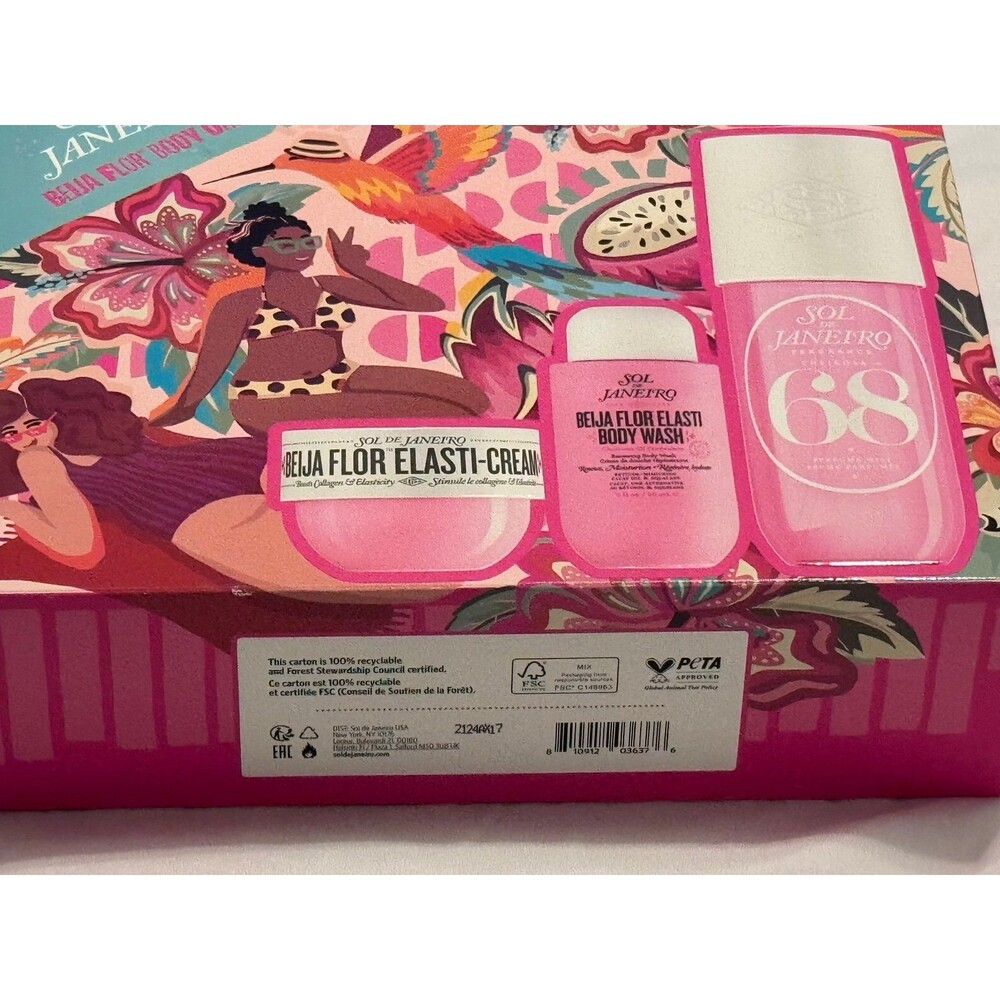 NWT, Sol De Janeiro Brand, Body Cream, Body Wash, Perfume Gift Set, #68 - Picture 4 of 12